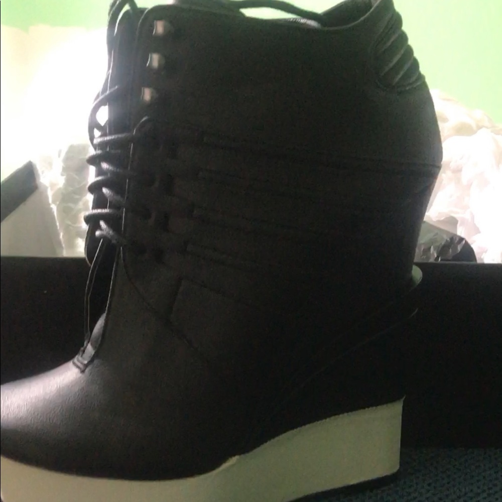 Wedge Booties Extra Platform